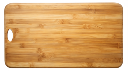 wooden cutting board isolated on empty background, cut png
