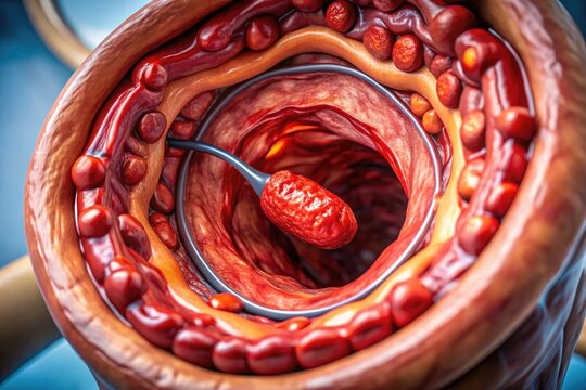 Detailed Images of Blood Clots in Stool for Medical Education and Awareness on Gastrointestinal Health