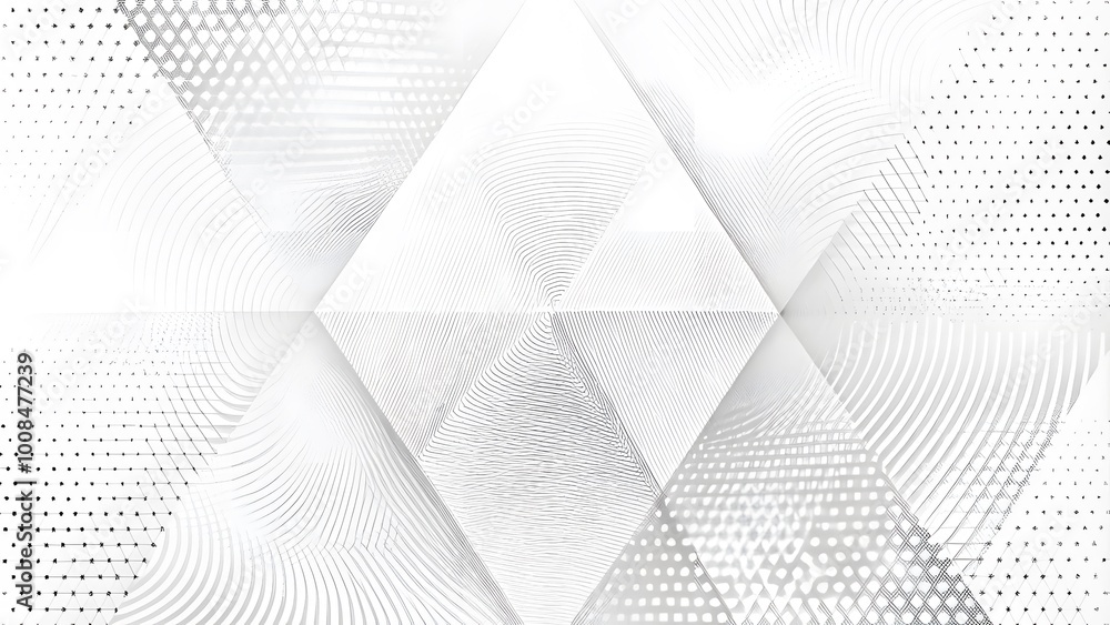 Poster Gray Abstract background illustration with high quality. geometric patterns. Gray Abstract background illustration with high-quality gradient triangle.