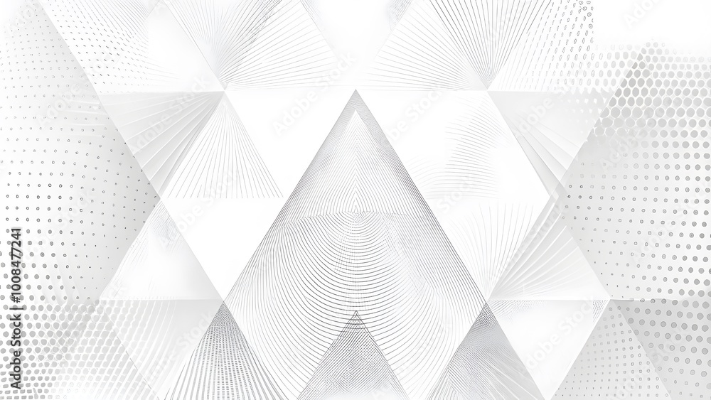 Poster Gray Abstract background illustration with high quality. geometric patterns. Gray Abstract background illustration with high-quality gradient triangle.
