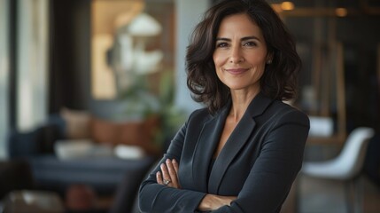 Obraz premium Confident Businesswoman Portrait