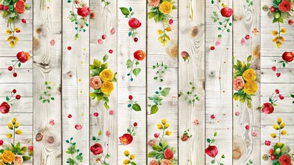 Elegant white vintage wood texture, perfectly seamless for decor projects, enhances home designs with its rustic charm