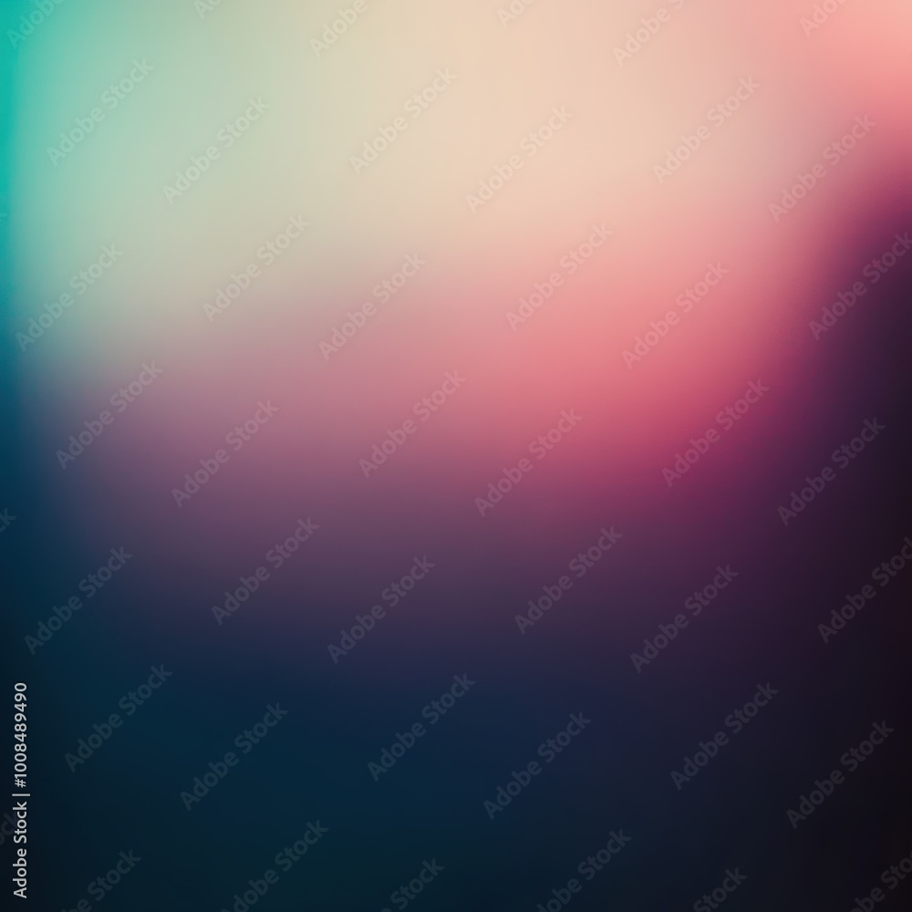 Poster soft color gradient background in blurred style