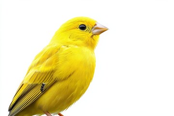 Fototapeta premium Charming Yellow Bird Vivid Representation