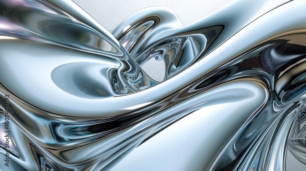 Aufkleber abstract futuristic smooth architecture design