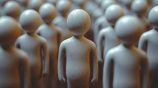 This hyper-detailed 3D rendering captures the intricate process of managing talent in a vibrant, visually stunning manner.  Generative AI