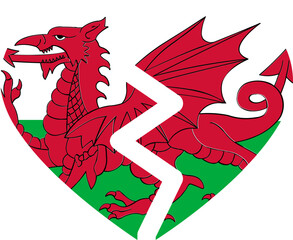 Chat Icon on Wales Flag