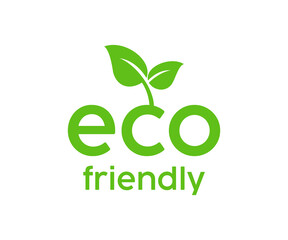 Eco friendly icon. Ecologic food stamp. Organic natural food label. Made from natural organic ingredients product stamp in green color illustration on transparent background PNG.
