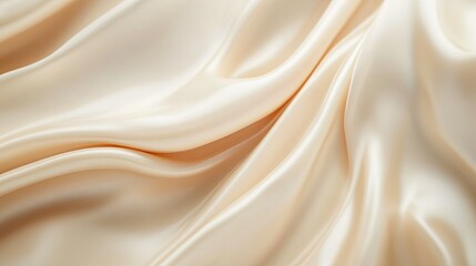 Naklejka premium Close-up of lightweight lotion texture, silky and smooth with a matte finish, ample copy space, no people