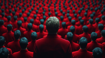 This hyper-detailed 3D rendering captures the intricate process of managing talent in a vibrant, visually stunning manner.  Generative AI