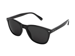 Black sun glasses isolated on transparent background