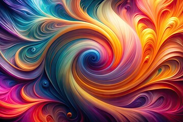 Obraz premium Elegant Classical Abstract Background with Swirling Patterns and Soft Color Gradients for Design Use