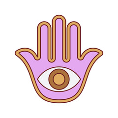 Naklejka premium Esoteric Element Icon Illustration