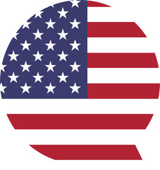 USA Falg on Chat Icon