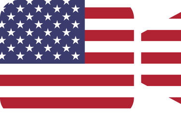 USA flag on Video Call