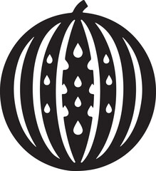 Watermelon Icon and Clipart - Vector Illustration Design