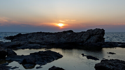 Sunset in corse