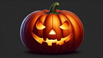 Obraz premium Halloween pumpkin png cut out element
