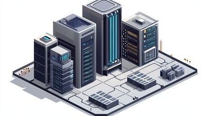 Fototapeta premium graphic resource for datacenter