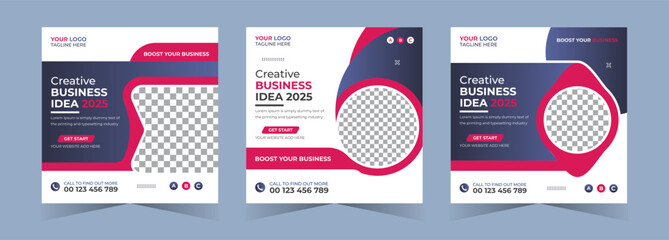 Creative social media digital marketing web banner Instagram post