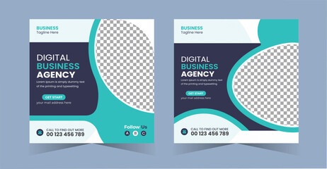 Creative social media digital marketing web banner Instagram post