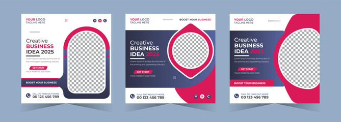 Creative social media digital marketing web banner Instagram post