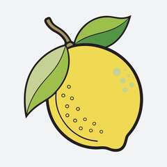 Lemon Vector art Illustration Eps file ,