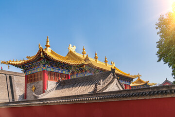 Obraz premium chinese temple roof