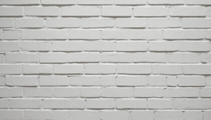 Obraz premium White Brick Wall Background Simple.