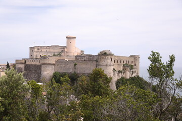 Fototapeta premium castle of gaeta, castello angioino, italy, lazio
