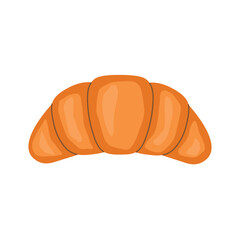 french delicious croissant- vector illustration