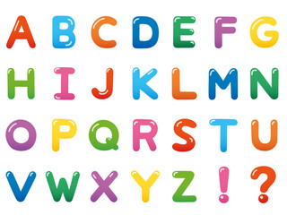 ぷっくりアルファベットセット