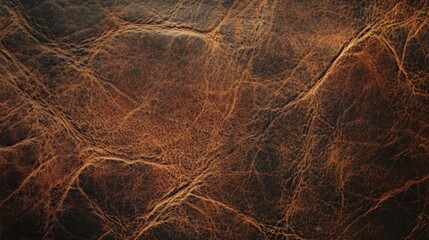 Fototapeta premium Textured Close-Up of Old Leather Surface