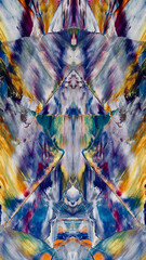 Abstract background wallpaper. Ethnic pattern. Mixtures of oil paint. Trendy hand painting canvas. Wall decor and Wall art prints Idea. 3D Texture. Art object