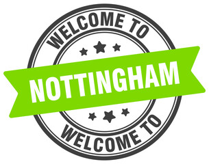 WELCOME TO NOTTINGHAM STAMP