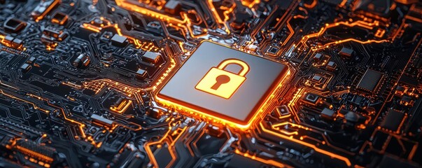 Closeup of a financial services cybersecurity platform, displaying multifactor authentication, encryption, and threat detection tools