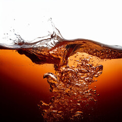 en verre, boire, coca, glace, froid, boisson gazeuse, boisson, isolé, alcool, liquide, cocktail, blanc, clapoter, thé, brun, aliment, rafraîchissement, cool, verser, bouillonner, bonbon, rhum, cube, w