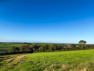 Fototapeta premium Rural Autumn Cornish Landscape