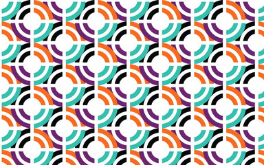 Seamless abstract pattern design vector