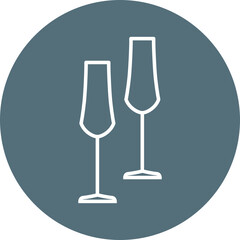  Christmas, New Year Vector Icon element, Isolated white background