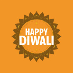 Free Vector Happy Diwali Festive Text  Design generative ai 