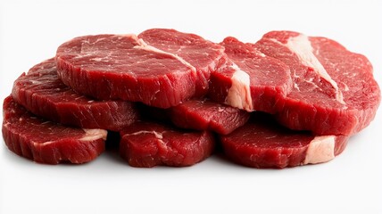 Fototapeta premium Fresh meat isolated on white