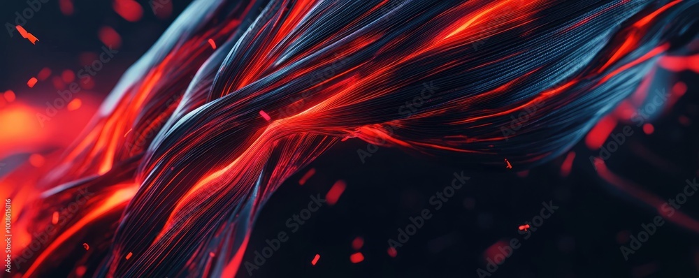 Aufkleber a vibrant abstract image showcasing flowing lines and dynamic colors, evoking a sense of motion and 