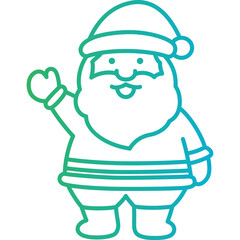  Christmas, New Year Vector Icon element, Isolated white background