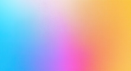 Fototapeta premium A vibrant gradient of colors transitions from blue to pink to orange, creating a dynamic and lively backdrop.