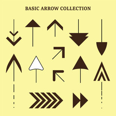 Set of arrow icons