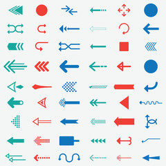 Set of arrow icons