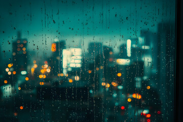 rain in the city