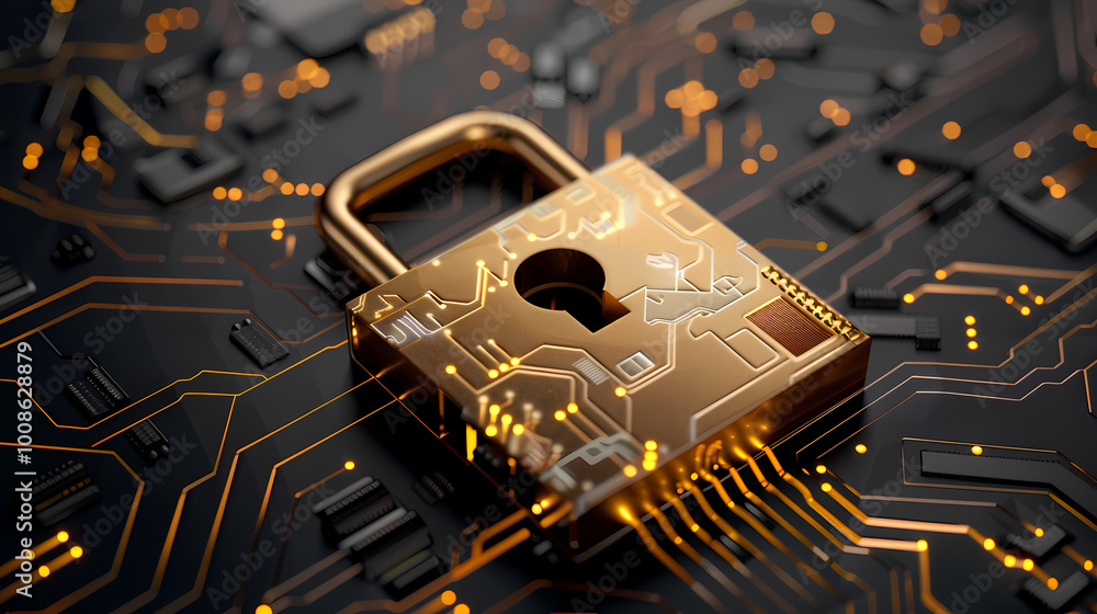 Poster computer circuit board generated ai