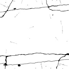 Minimalist Black and White Cracked Texture with Abstract Elements
